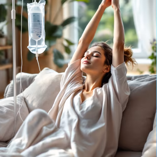 Private room for IV therapy
