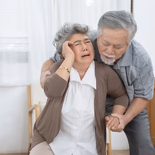 A patient receives IV therapy in a calm setting, supporting recovery from Long COVID with targeted nutrients.