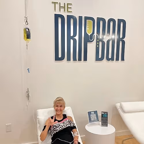 Clients relaxing comfortably in the St. Johns wellness lounge during IV therapy sessions.